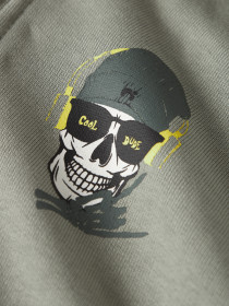 NAME IT Sweat Cardigan Teddy Shadow